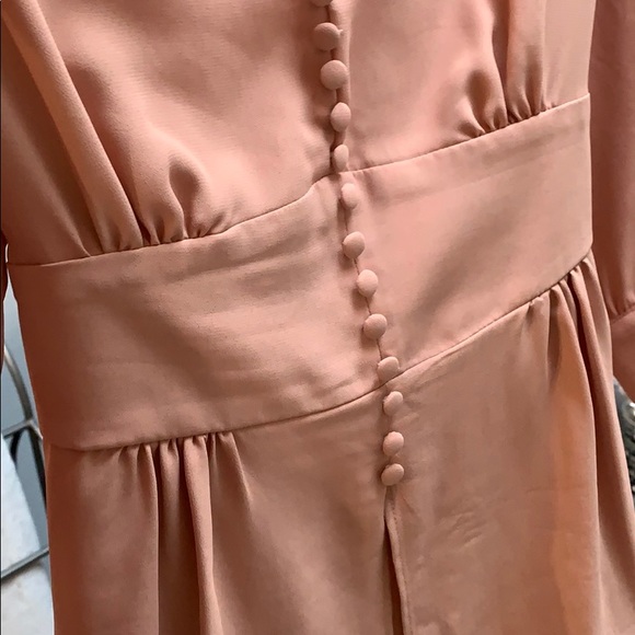 Topshop Blush Pink Blouse - Picture 3 of 7